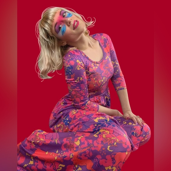 Beautiful Genius by Jordan Piantedosi The Zodiac Maxi Dress Size XS - Picture 3 of 9